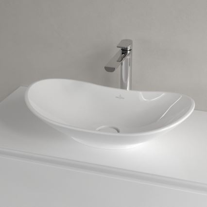 Villeroy & Boch 411060R1 - Countertop washbasin MY NATURE 61x36 cm ceramic/white
