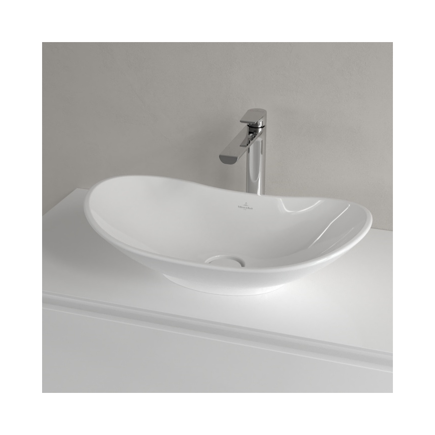 Villeroy & Boch 411060R1 - Countertop washbasin MY NATURE 61x36 cm ceramic/white