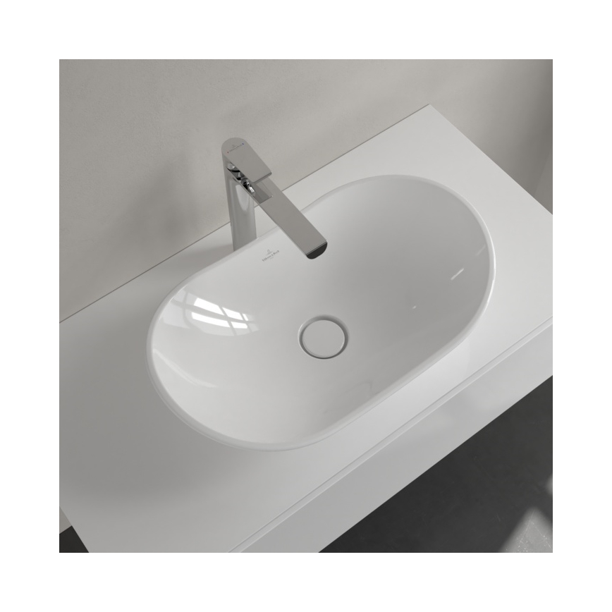Villeroy & Boch 411060R1 - Countertop washbasin MY NATURE 61x36 cm ceramic/white