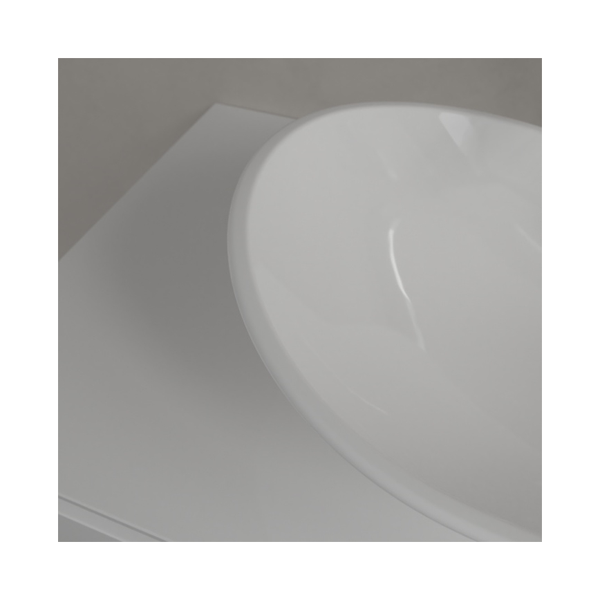 Villeroy & Boch 411060R1 - Countertop washbasin MY NATURE 61x36 cm ceramic/white