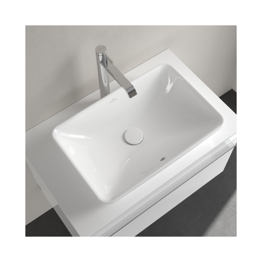 Villeroy & Boch 41135501 - VENTICELLO Countertop Basin 55.5 x 36 cm, Ceramic/White