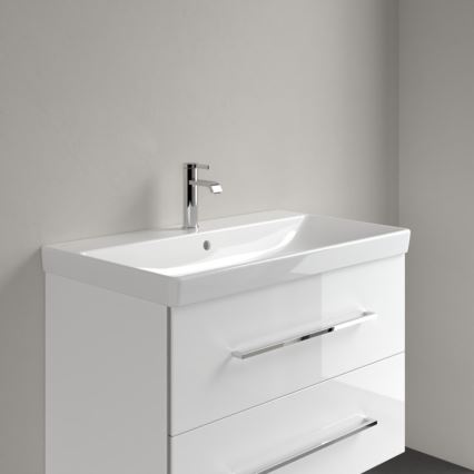 Villeroy & Boch 41568001 - AVENTO Wall-hung Basin 80x47 cm, Ceramic/White