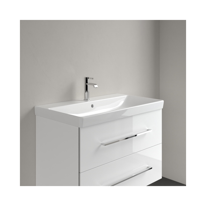 Villeroy & Boch 41568001 - AVENTO Wall-hung Basin 80x47 cm, Ceramic/White