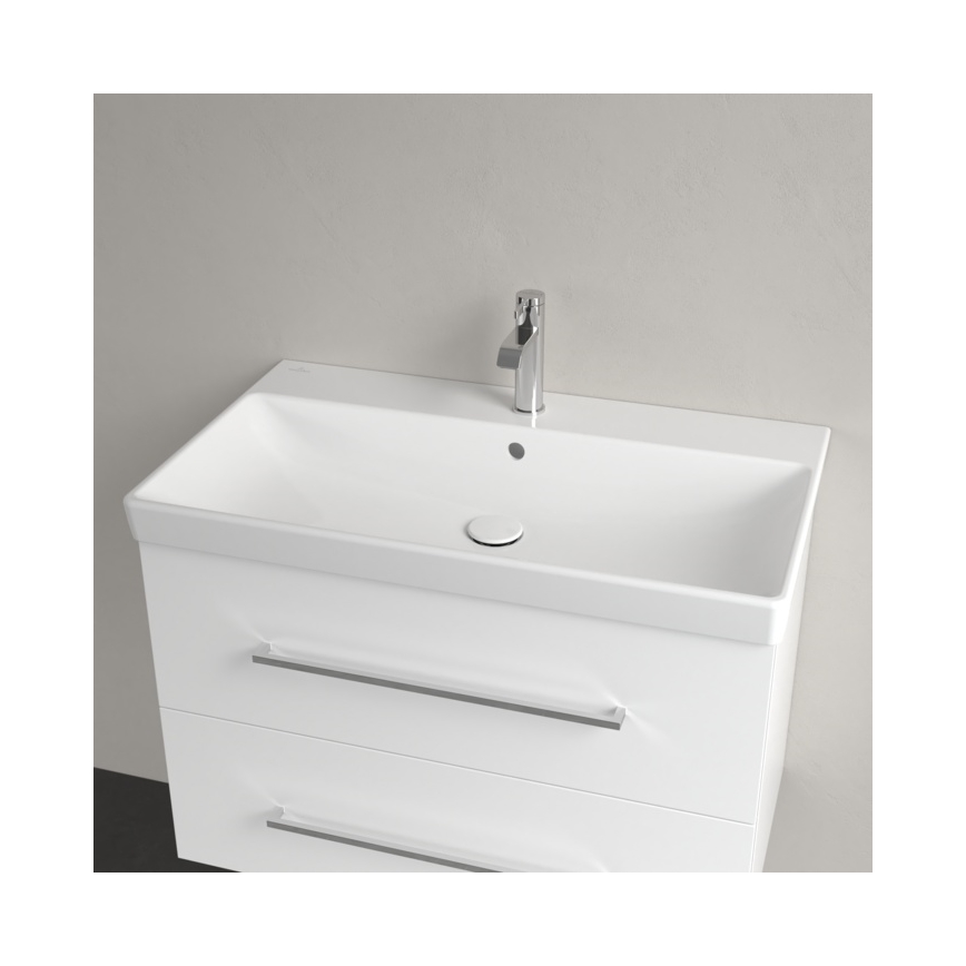Villeroy & Boch 41568001 - AVENTO Wall-hung Basin 80x47 cm, Ceramic/White