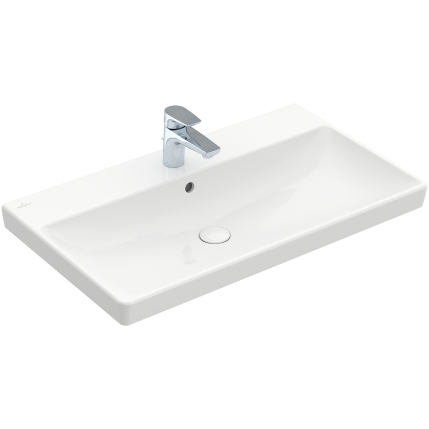 Villeroy & Boch 41568001 - AVENTO Wall-hung Basin 80x47 cm, Ceramic/White