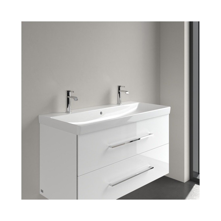 Villeroy & Boch 4156A401 - AVENTO Wall-hung Washbasin 100 x 47 cm, Ceramic/White