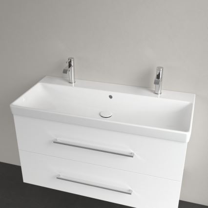 Villeroy & Boch 4156A401 - AVENTO Wall-hung Washbasin 100 x 47 cm, Ceramic/White