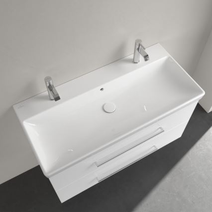 Villeroy & Boch 4156A401 - AVENTO Wall-hung Washbasin 100 x 47 cm, Ceramic/White