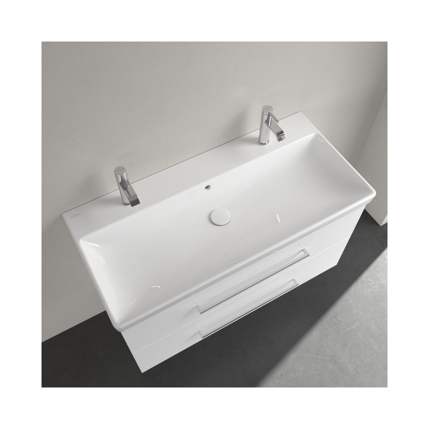 Villeroy & Boch 4156A401 - AVENTO Wall-hung Washbasin 100 x 47 cm, Ceramic/White