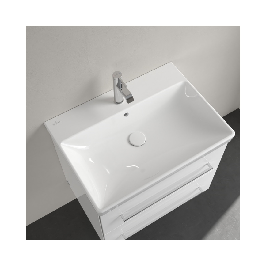 Villeroy & Boch 41586501 - AVENTO Recessed Washbasin 65 x 47 cm, Ceramic/White