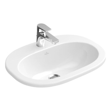 Villeroy & Boch 41615601 - Built-in washbasin O.NOVO 56x40,5 cm ceramic/white