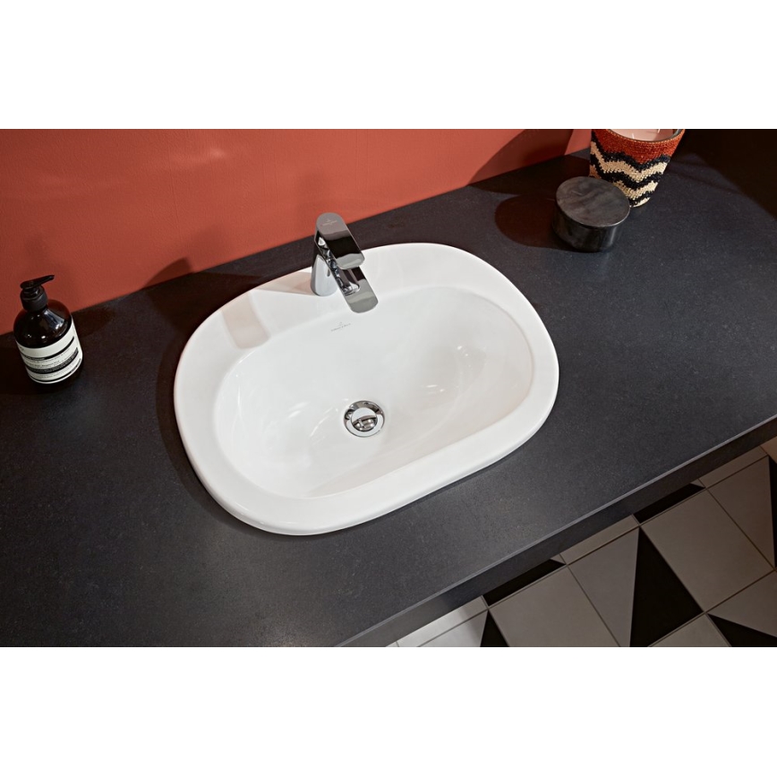 Villeroy & Boch 416156R1 - O.NOVO Recessed Washbasin 56x41 cm Ceramic/White