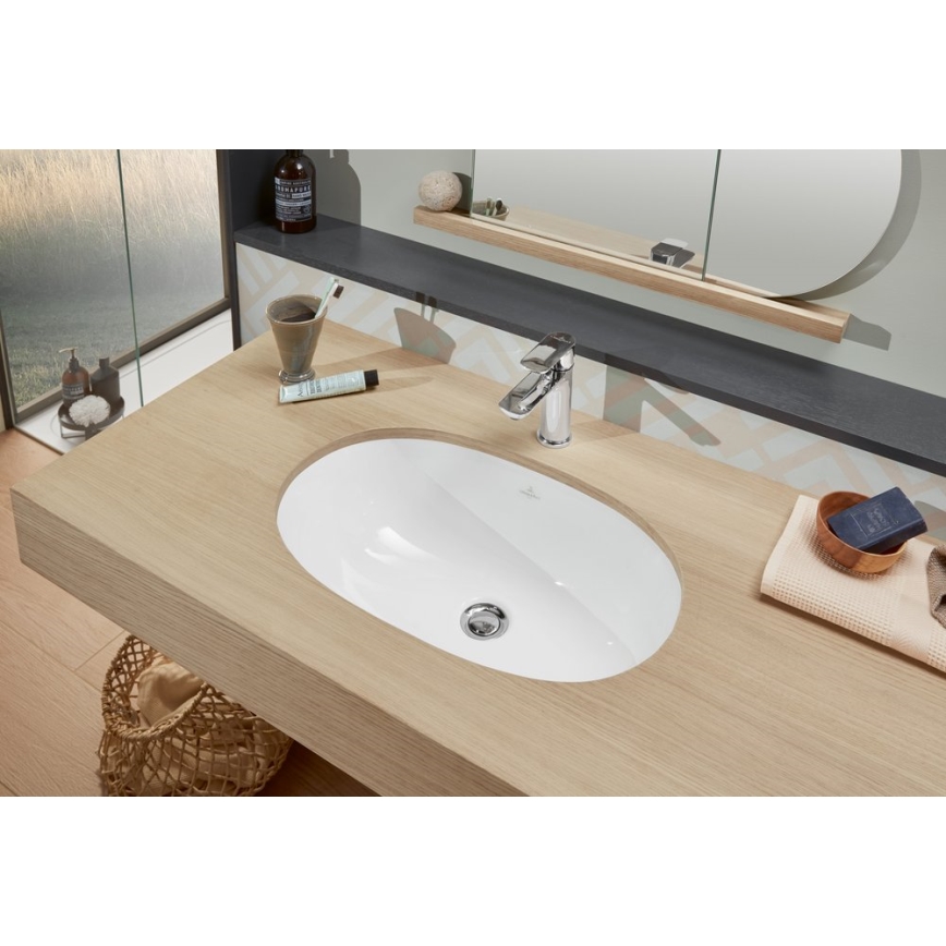 Villeroy & Boch 41626001 - O.NOVO Inset Washbasin 60x35 cm Ceramic/White