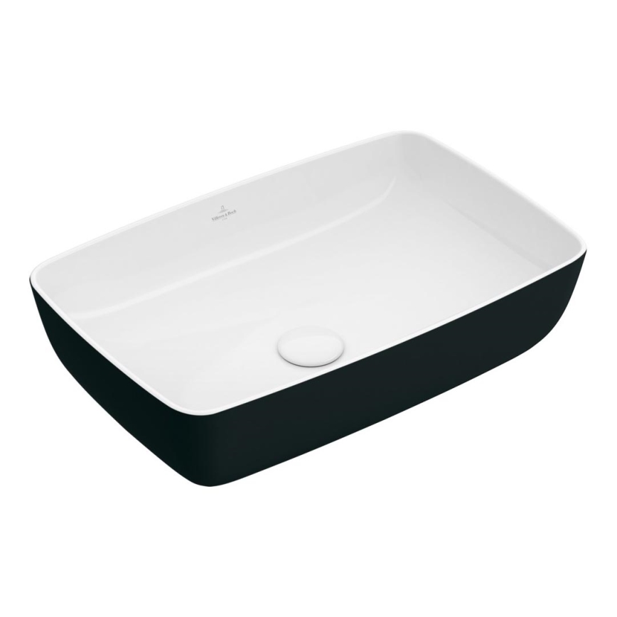 Villeroy & Boch 417258BCT8 - ARTIS Countertop Washbasin, 58 x 38.5 cm, Ceramic/Black