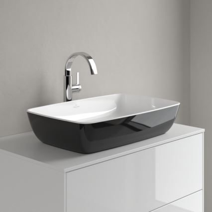 Villeroy & Boch 417258BCT8 - ARTIS Countertop Washbasin, 58 x 38.5 cm, Ceramic/Black