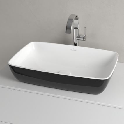 Villeroy & Boch 417258BCT8 - ARTIS Countertop Washbasin, 58 x 38.5 cm, Ceramic/Black