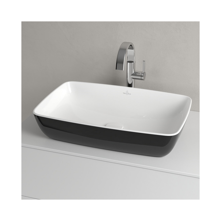 Villeroy & Boch 417258BCT8 - ARTIS Countertop Washbasin, 58 x 38.5 cm, Ceramic/Black