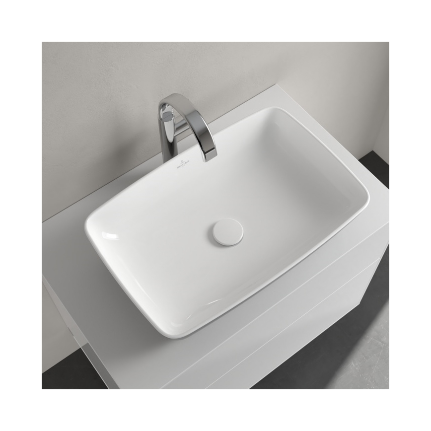 Villeroy & Boch 417258BCT8 - ARTIS Countertop Washbasin, 58 x 38.5 cm, Ceramic/Black