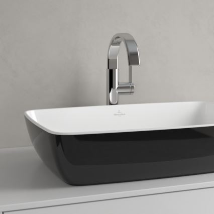 Villeroy & Boch 417258BCT8 - ARTIS Countertop Washbasin, 58 x 38.5 cm, Ceramic/Black