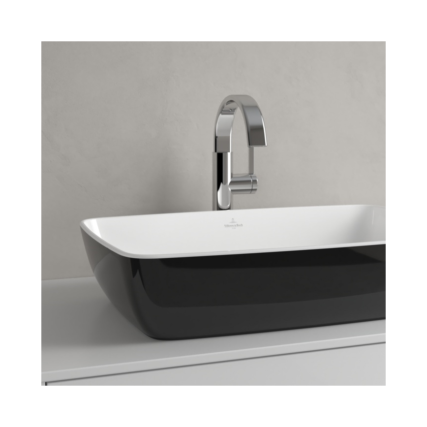 Villeroy & Boch 417258BCT8 - ARTIS Countertop Washbasin, 58 x 38.5 cm, Ceramic/Black