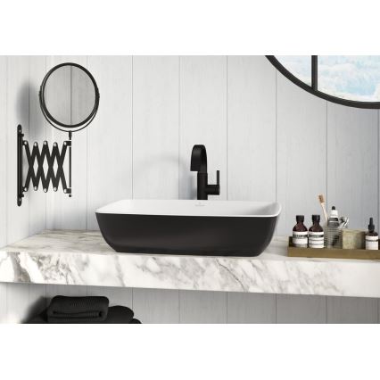 Villeroy & Boch 417258BCT8 - ARTIS Countertop Washbasin, 58 x 38.5 cm, Ceramic/Black