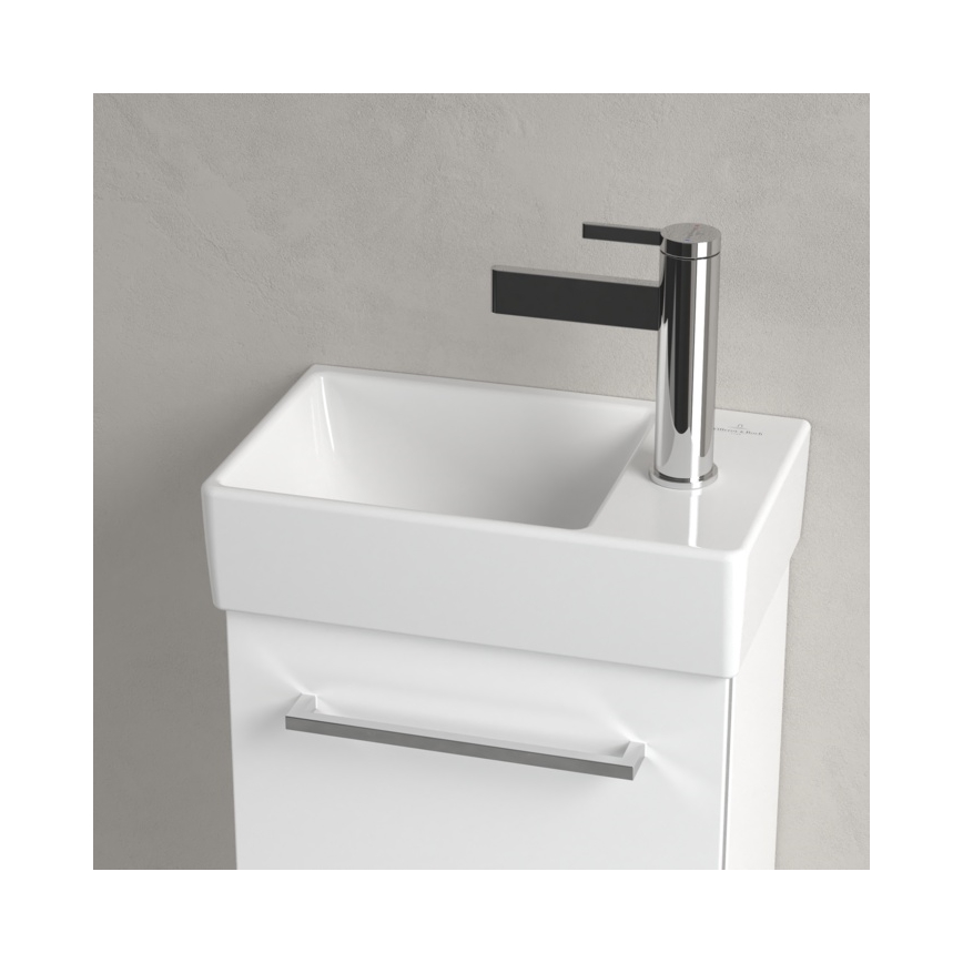 Villeroy & Boch 43003L01 - AVENTO Wall-hung Washbasin 36 x 22 cm, Ceramic/White