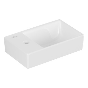 Villeroy & Boch 43003R01 - AVENTO wall-hung basin 36x22 cm ceramic/white