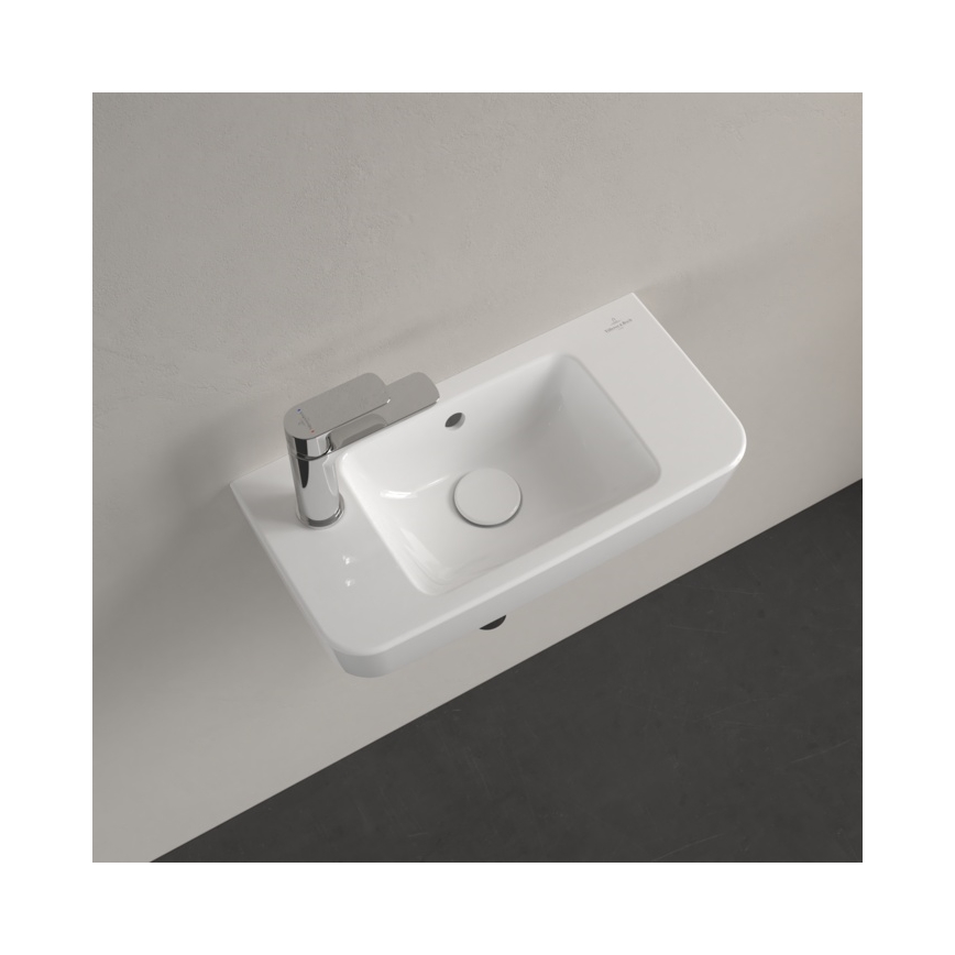 Villeroy & Boch 4342L501 - Wall-hung washbasin O.NOVO 50x25 cm ceramic/white