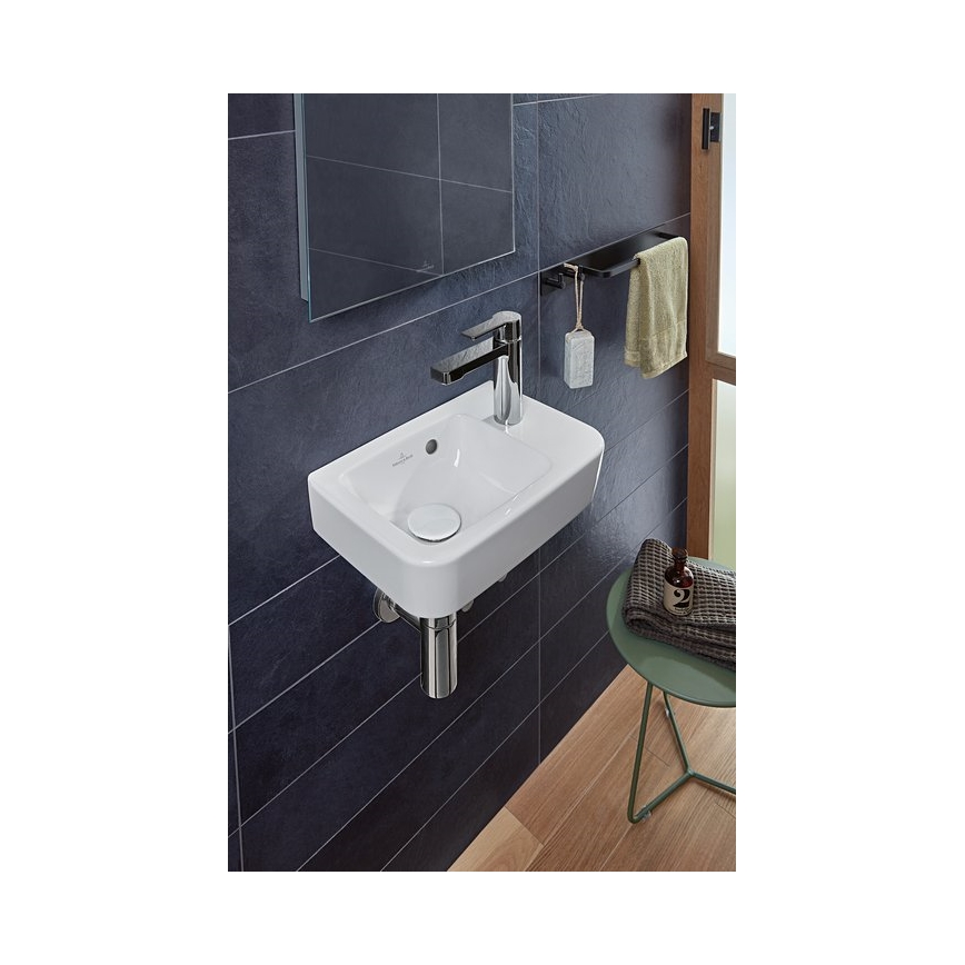 Villeroy & Boch 43433601 - O.NOVO Wall-hung Washbasin 36 x 25 cm Ceramic/White