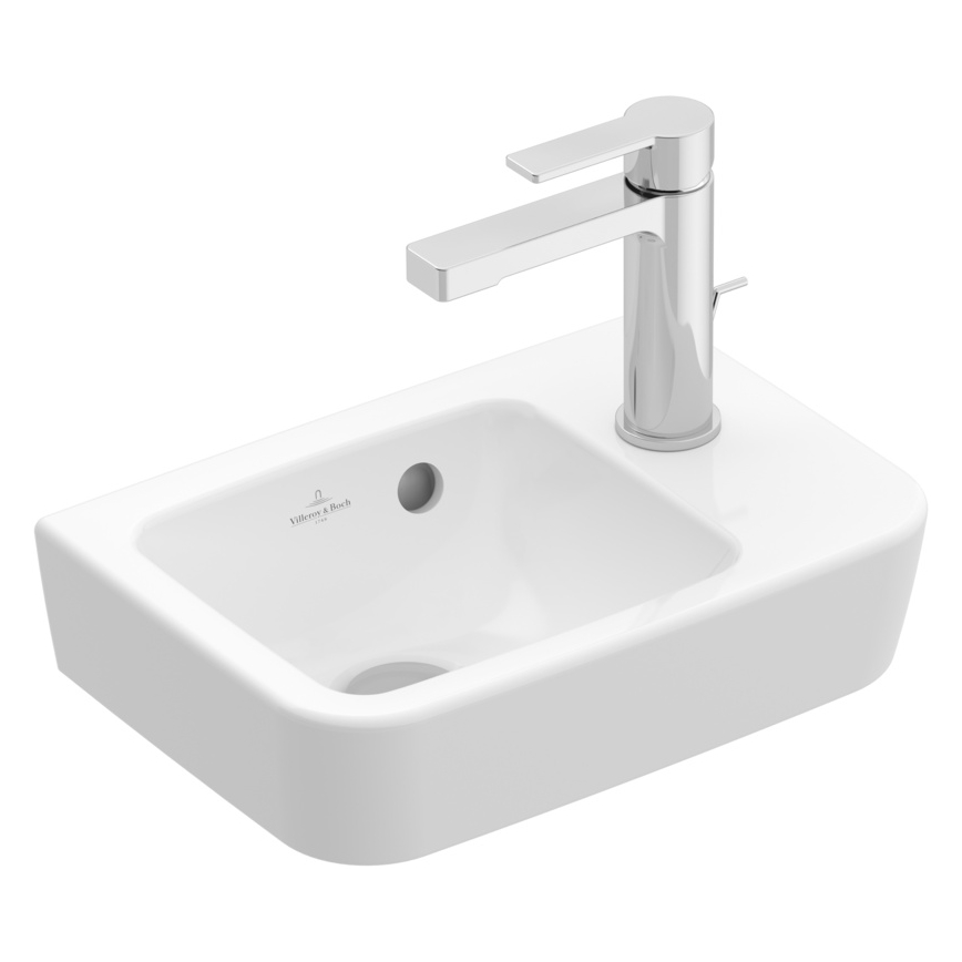 Villeroy & Boch 43433601 - O.NOVO Wall-hung Washbasin 36 x 25 cm Ceramic/White