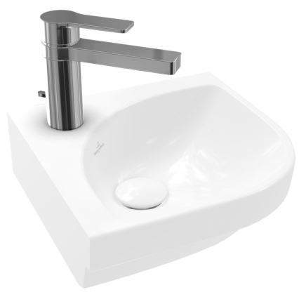 Villeroy & Boch 43714601 - SUBWAY 3.0 Corner wall-hung washbasin 32x32 cm ceramic/white