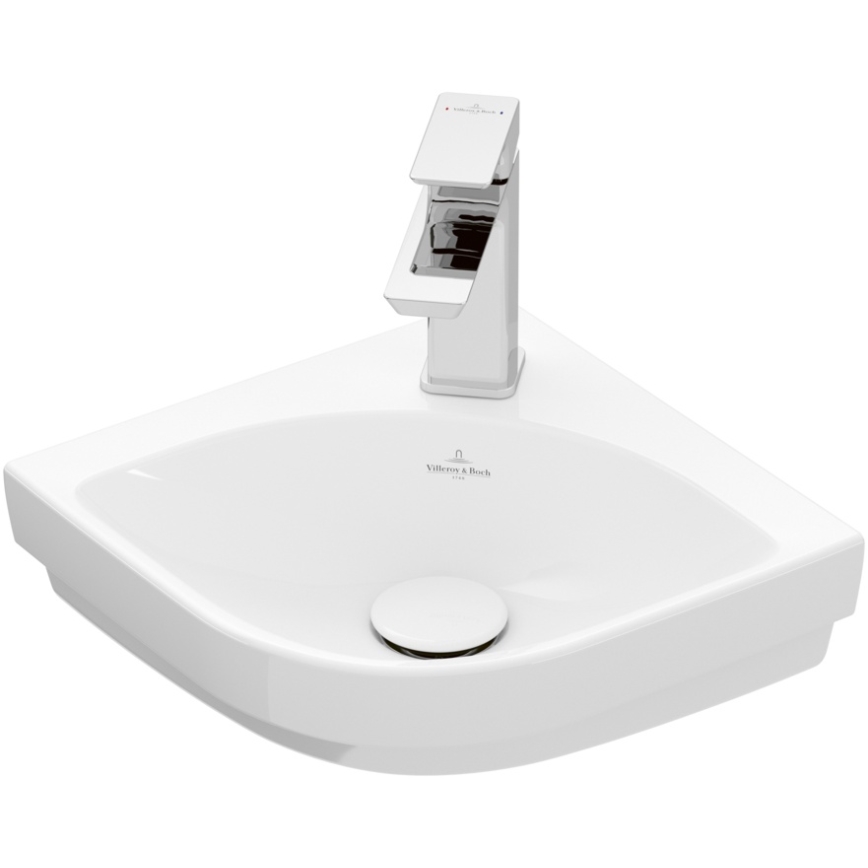 Villeroy & Boch 43714601 - SUBWAY 3.0 Corner wall-hung washbasin 32x32 cm ceramic/white