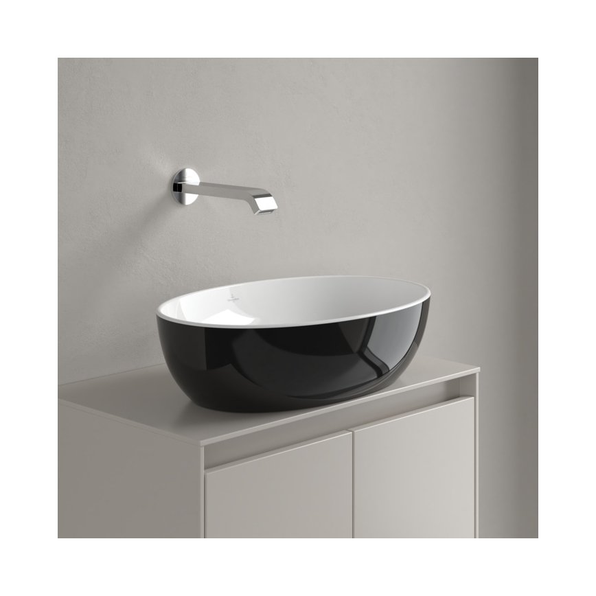 Villeroy & Boch 438848BCT8 - ARTIS Recessed Washbasin 48 x 32.5 cm Ceramic/Black