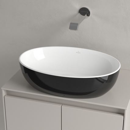 Villeroy & Boch 438848BCT8 - ARTIS Recessed Washbasin 48 x 32.5 cm Ceramic/Black