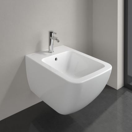 Villeroy & Boch 44110001 - Wall-hung bidet VENTICELLO ceramic/white