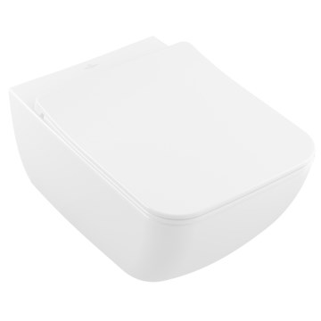 Villeroy & Boch 4611RL01 - Wall-hung toilet with SoftClose seat VENTICELLO ceramic/white