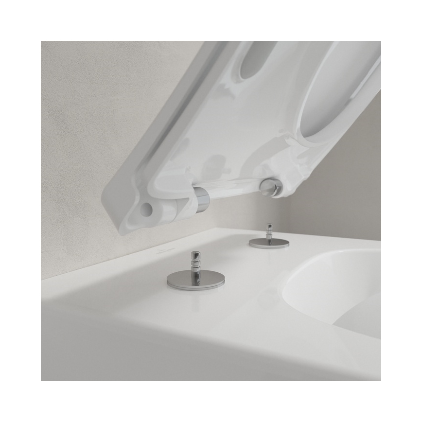 Villeroy & Boch 4611RL01 - Wall-hung toilet with SoftClose seat VENTICELLO ceramic/white
