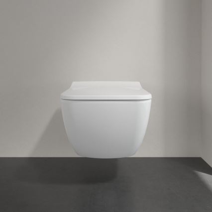 Villeroy & Boch 4611RS01 - Wall-hung toilet with SoftClose seat VENTICELLO ceramic/white