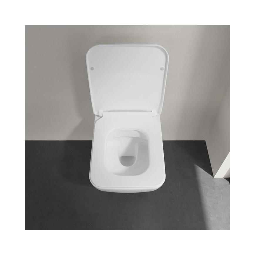 Villeroy & Boch 4611RS01 - Wall-hung toilet with SoftClose seat VENTICELLO ceramic/white
