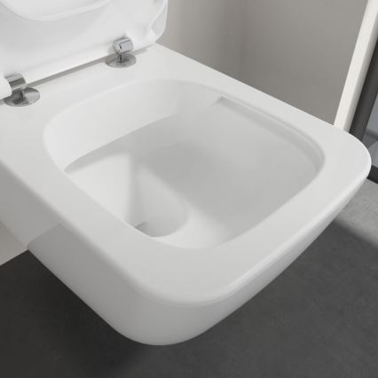 Villeroy & Boch 4611RS01 - Wall-hung toilet with SoftClose seat VENTICELLO ceramic/white