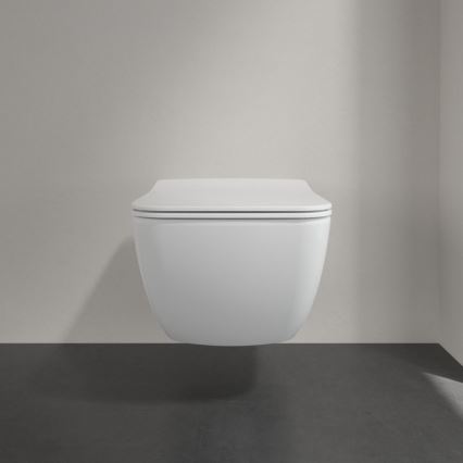 Villeroy & Boch 4611RSR1 - Wall-hung toilet with VENTICELLO SoftClose seat, ceramic/white