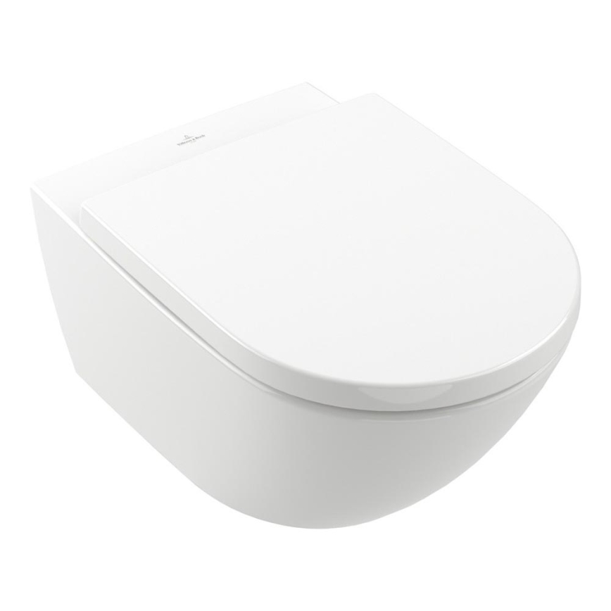 Villeroy & Boch 4670T001 - SUBWAY 3.0 Wall-hung Toilet, White Ceramic