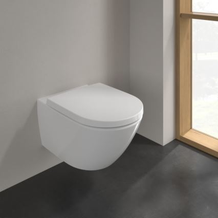 Villeroy & Boch 4670T001 - SUBWAY 3.0 Wall-hung Toilet, White Ceramic