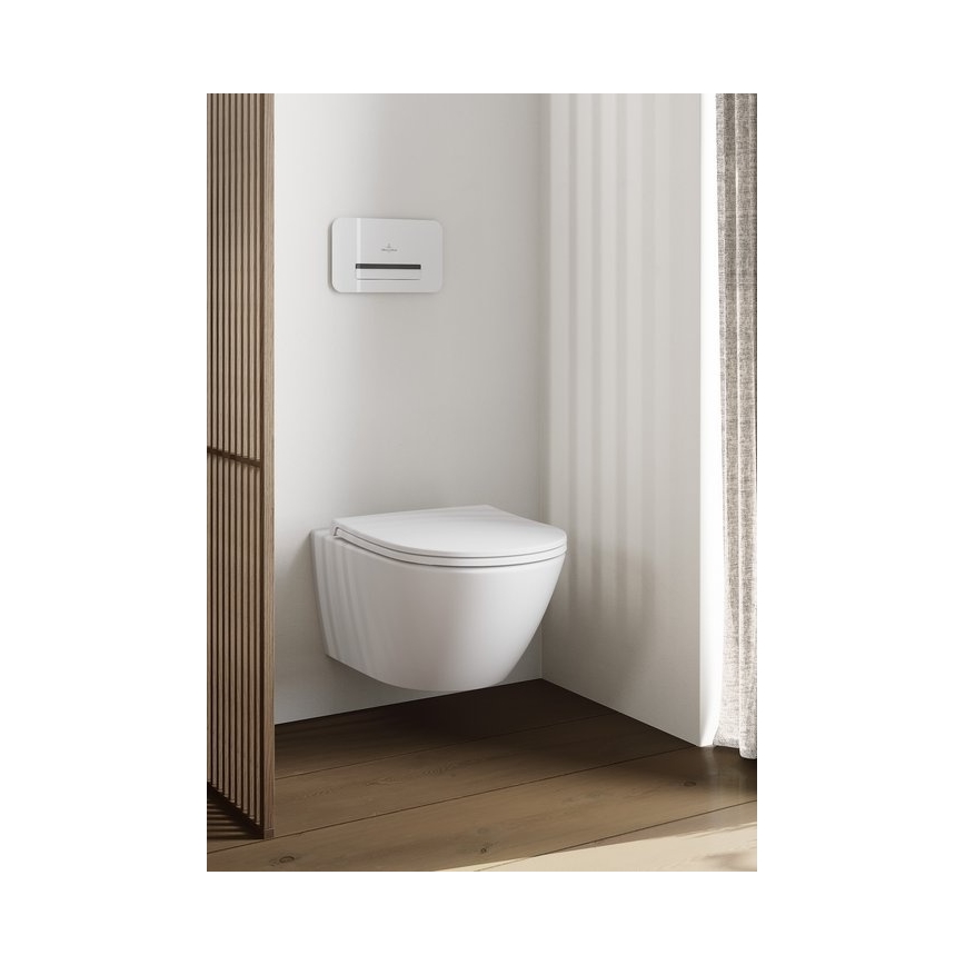 Villeroy & Boch 4670T001 - SUBWAY 3.0 Wall-hung Toilet, White Ceramic
