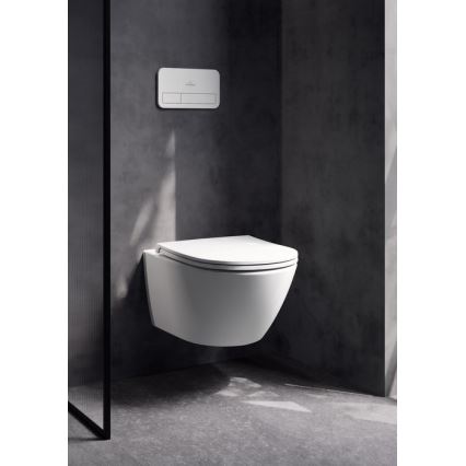 Villeroy & Boch 4670T0RW - SUBWAY 3.0 Wall-hung Toilet, Ceramic/White