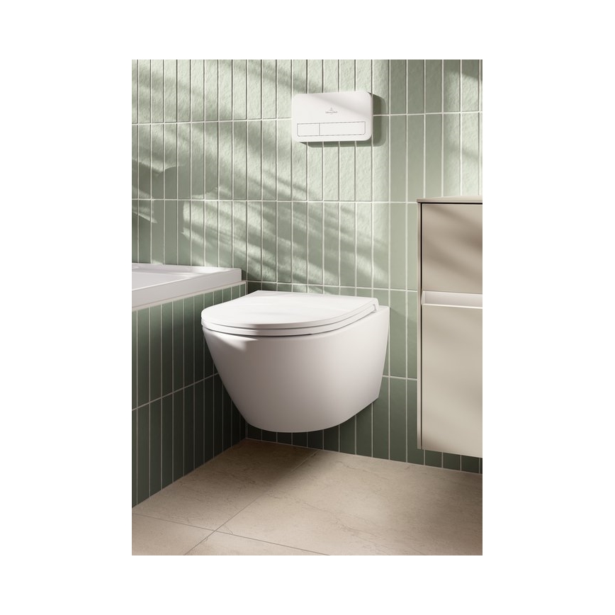 Villeroy & Boch 4670T0T2 - Wall-mounted toilet SUBWAY 3.0 ceramic/white