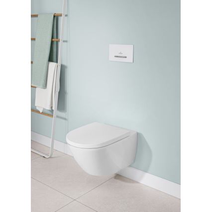 Villeroy & Boch 4670T0T2 - Wall-mounted toilet SUBWAY 3.0 ceramic/white