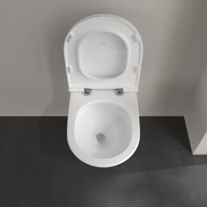 Villeroy & Boch 4670T9R1 - Wall-hung toilet with SoftClose seat SUBWAY 3.0 ceramic/white