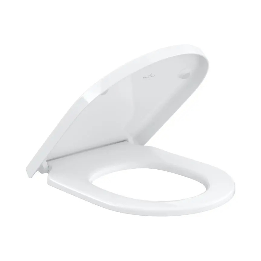 Villeroy & Boch 4670TS01 - Wall-mounted toilet with SoftClose seat SUBWAY 3.0 ceramic/white