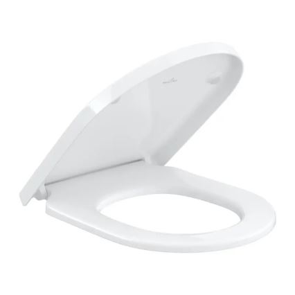 Villeroy & Boch 4670TSR1 - Wall-hung toilet with SoftClose seat SUBWAY 3.0 ceramic/white